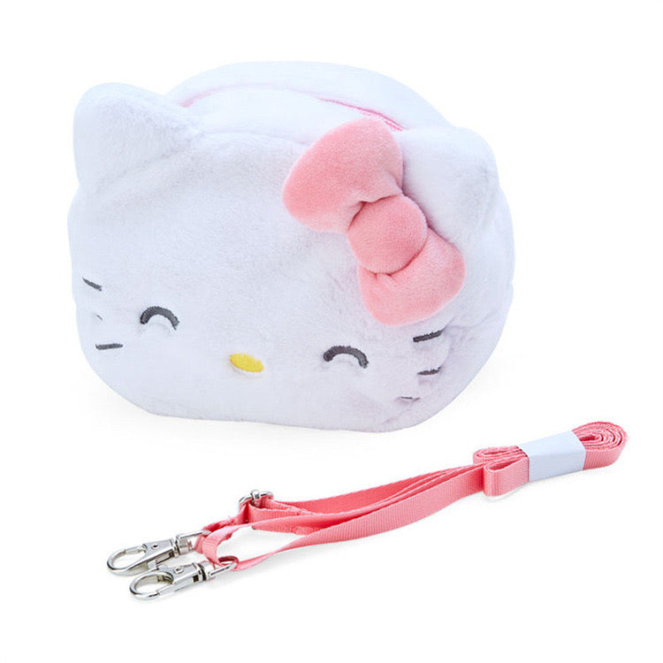 saro smile corssbody plush purse