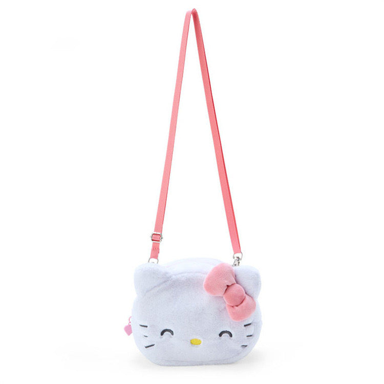 saro smile corssbody plush purse
