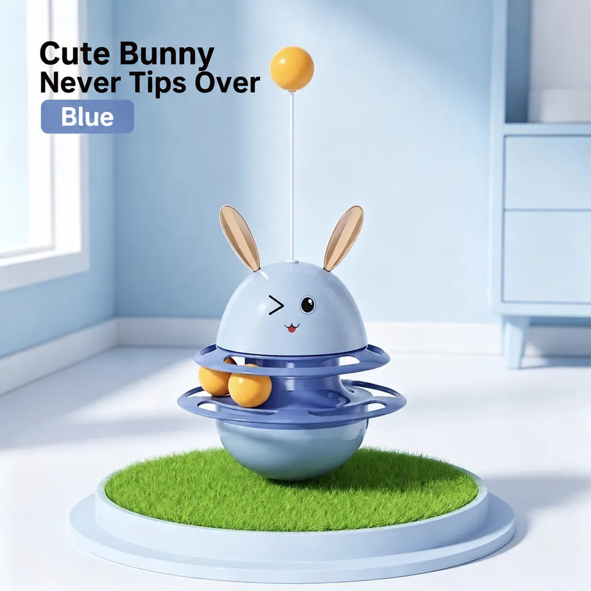 Cat toy tumbler for food leakage, puzzle to amuse the cat, self-pleasure to relieve boredom, kitten feather amusing cat stick, pet food leakage