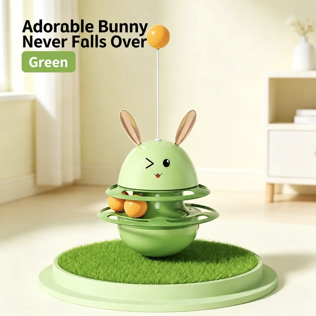 Cat toy tumbler for food leakage, puzzle to amuse the cat, self-pleasure to relieve boredom, kitten feather amusing cat stick, pet food leakage