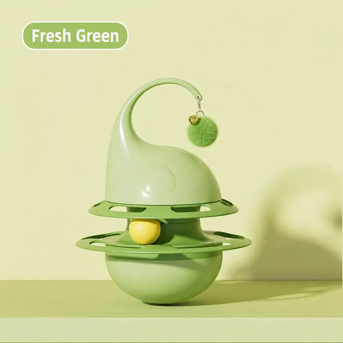 Cat toy tumbler for food leakage, puzzle to amuse the cat, self-pleasure to relieve boredom, kitten feather amusing cat stick, pet food leakage