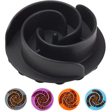 Slow Feeder Dog Bowl Insert Silicone Soft Suction Sizes S-XL