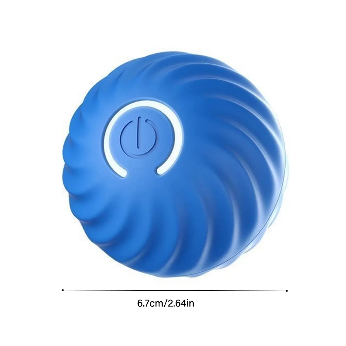 Interactive Motion Activated Dog Toy Ball, Blue