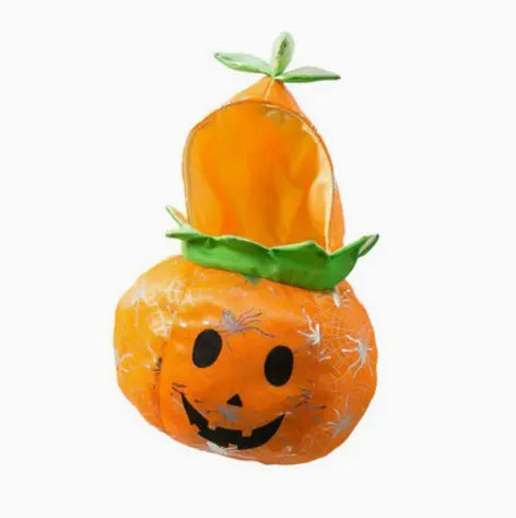 Halloween Pumpkin Dog Costume with Hood for Dogs