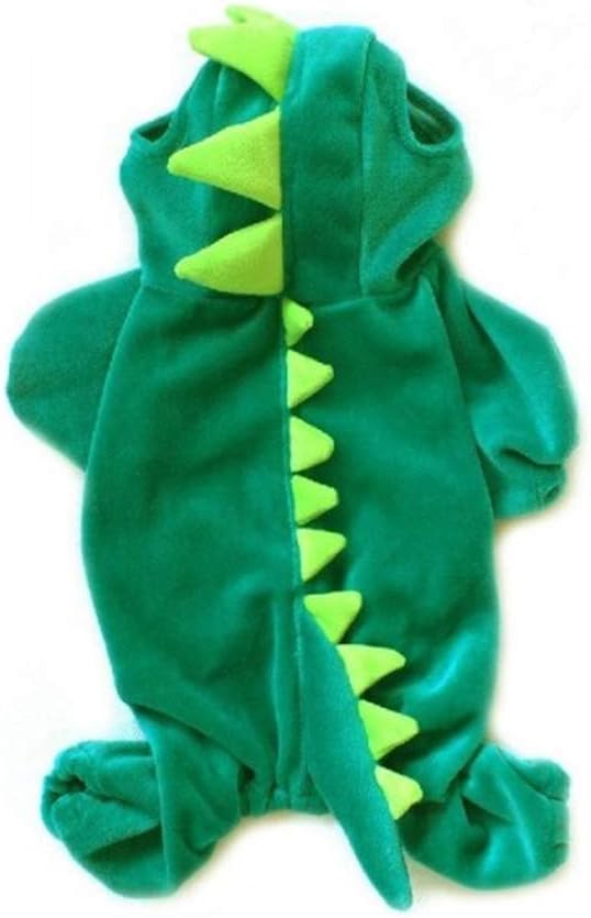 NACOCO Dog Dinosaur Design Pink Pet Clothes for Medium and Large Dogs (Green, M)