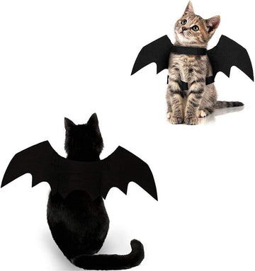 Cat Halloween Costume Bat Wing Pet Apparel for Small Dog Puppy Kitty Kitten