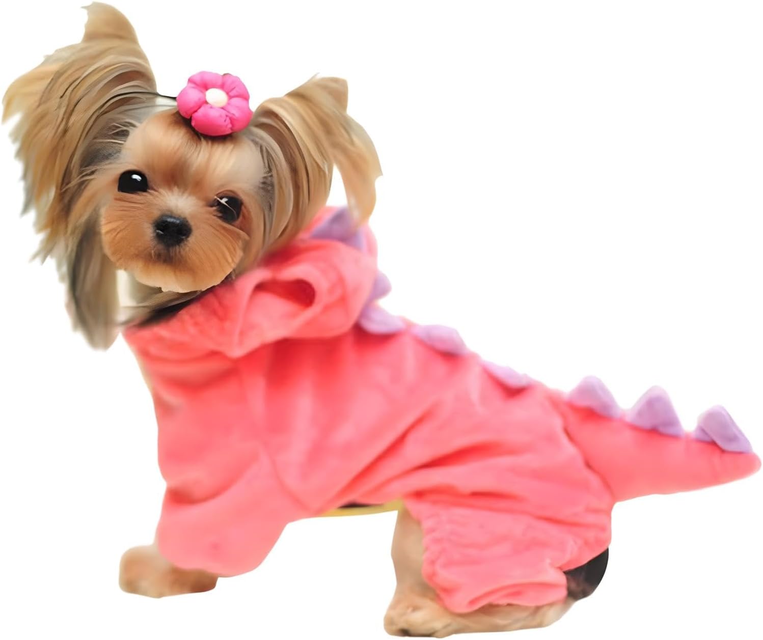 NACOCO Dog Dinosaur Design Pink Pet Clothes for Medium and Large Dogs (Green, M)