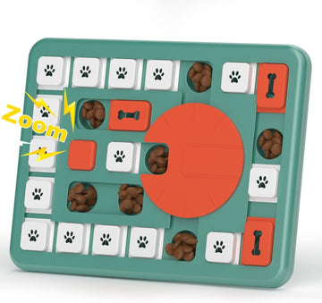 PETSTA Dog Puzzle Toys, Treat Dispensing Dog Enrichment Toys for IQ Training and Brain Stimulation, Interactive Mentally Stimulating Toys as Gifts for Puppies, Cats, Dogs