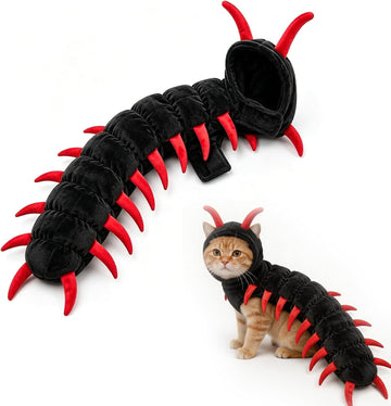 Cat Centipede Costume, Funny Centipede Halloween Outfit, Plush Pet Outfit