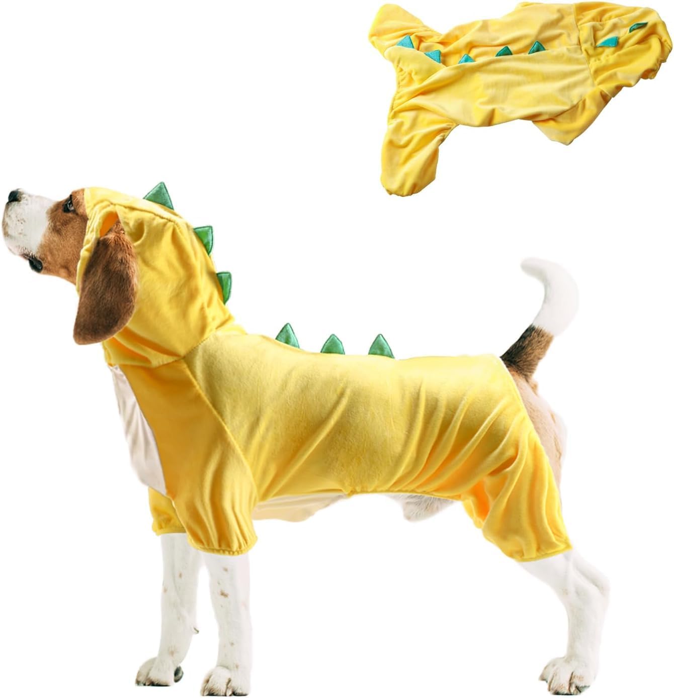 NACOCO Dog Dinosaur Design Pink Pet Clothes for Medium and Large Dogs (Green, M)