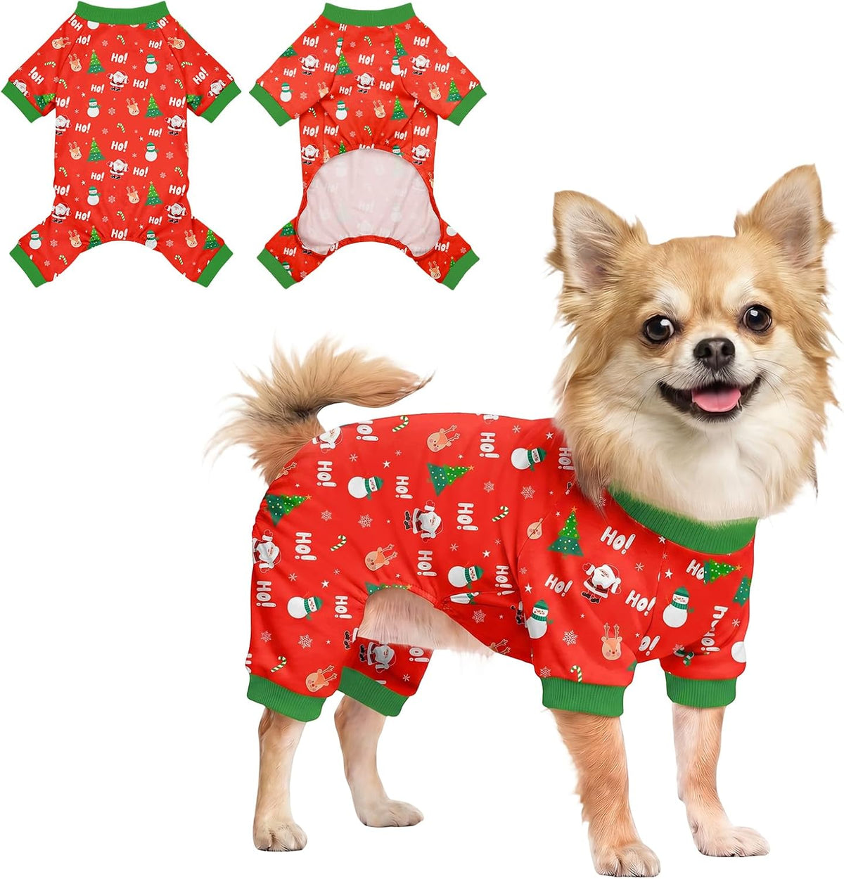 Dog Pajamas for Small Medium Dogs Pjs Pink Bow Dog Onesie Breathable Puppy Pj Pet Stretchy Soft Sleepwear for Spring Summer Costume-S