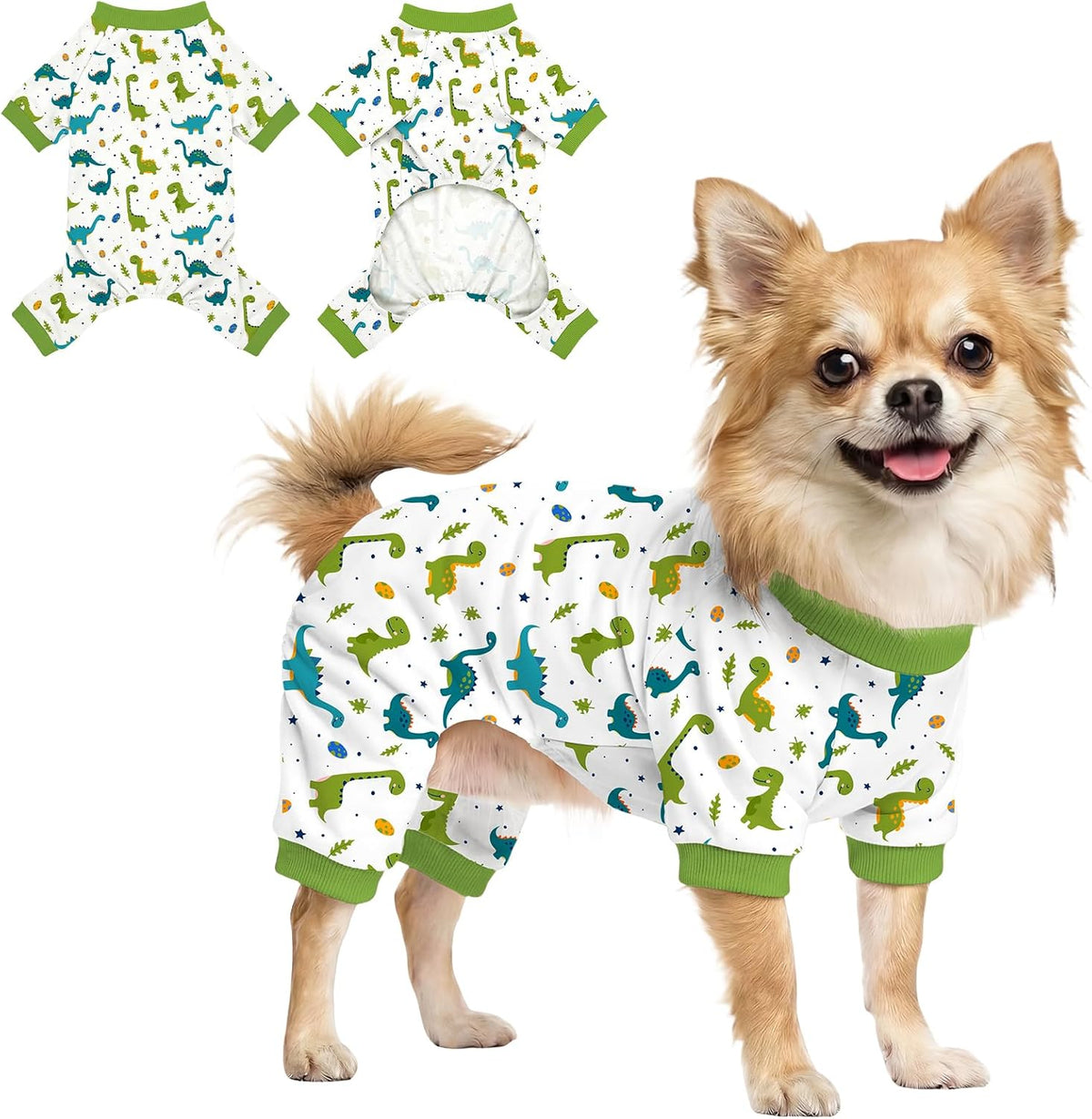 Dog Pajamas for Small Medium Dogs Pjs Pink Bow Dog Onesie Breathable Puppy Pj Pet Stretchy Soft Sleepwear for Spring Summer Costume-S