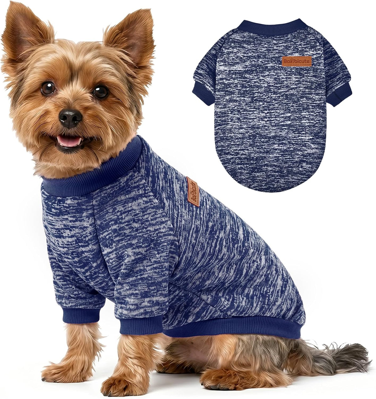 3 Pack Dog Sweaters for Small Dogs Girl Boy Winter Fleece Clothes Warm Soft Dog Sweatshirt Outfit for Dogs Cats Pet Apparel