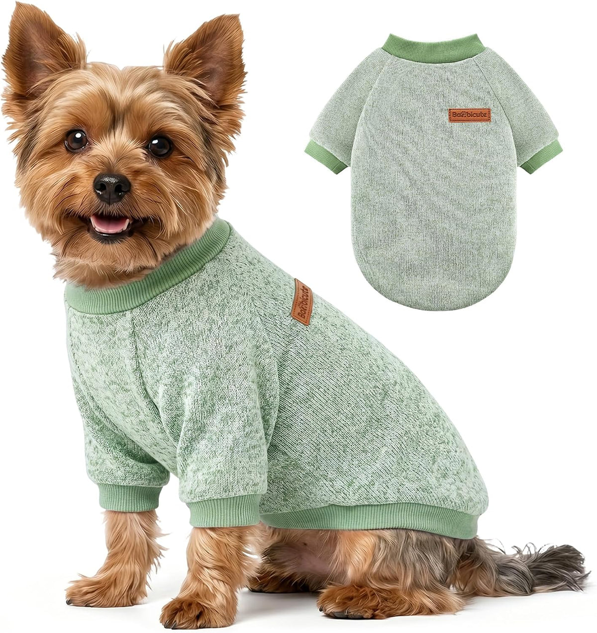 3 Pack Dog Sweaters for Small Dogs Girl Boy Winter Fleece Clothes Warm Soft Dog Sweatshirt Outfit for Dogs Cats Pet Apparel