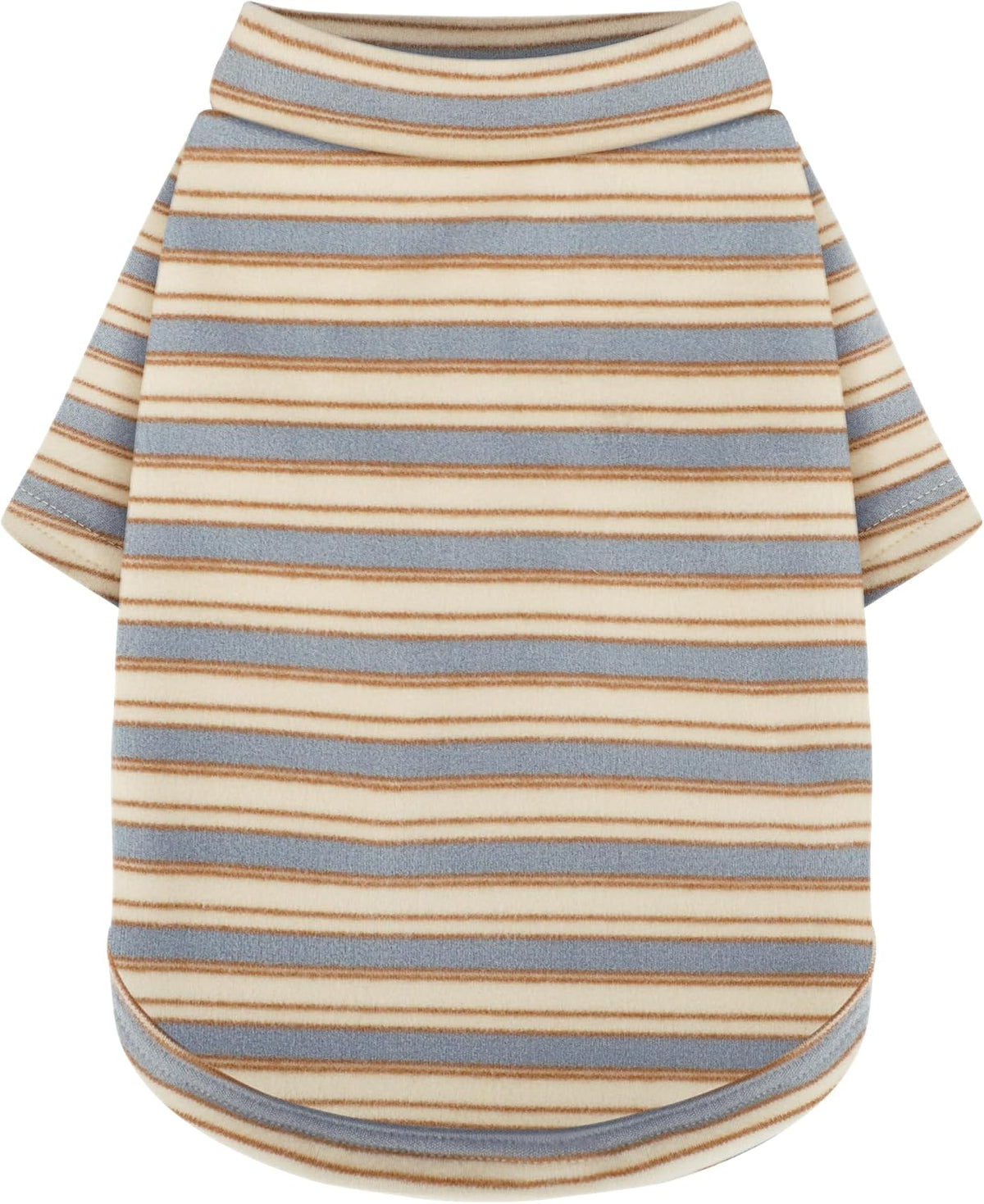 Stylish Striped Block Dog Shirt Breathable Clothes Red&Blue M