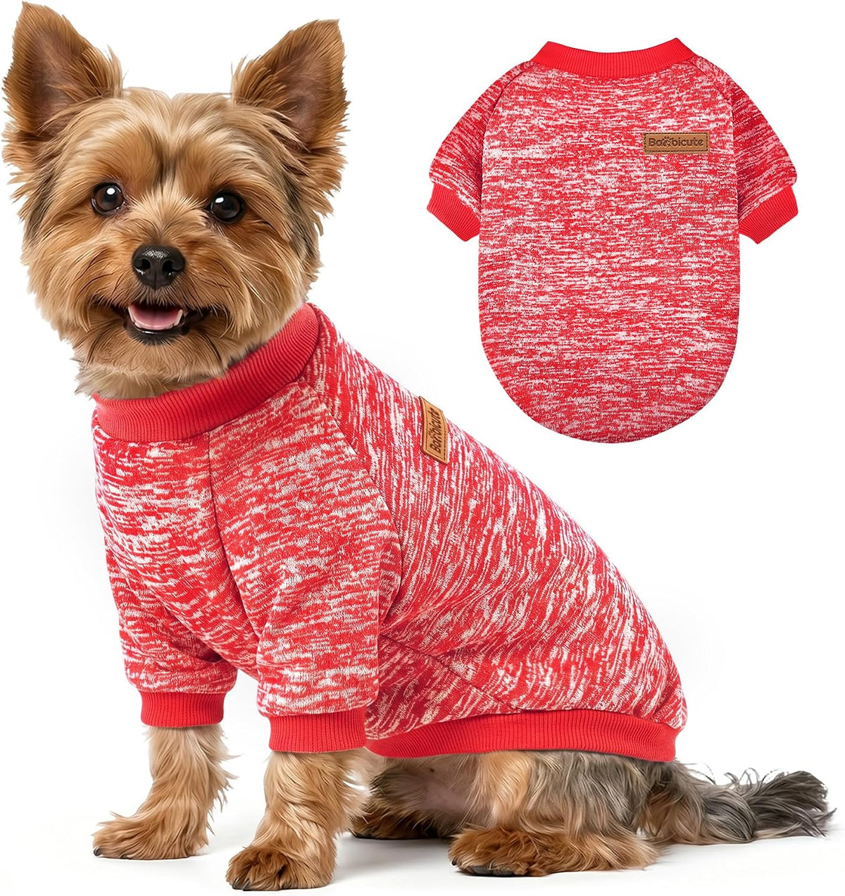 3 Pack Dog Sweaters for Small Dogs Girl Boy Winter Fleece Clothes Warm Soft Dog Sweatshirt Outfit for Dogs Cats Pet Apparel