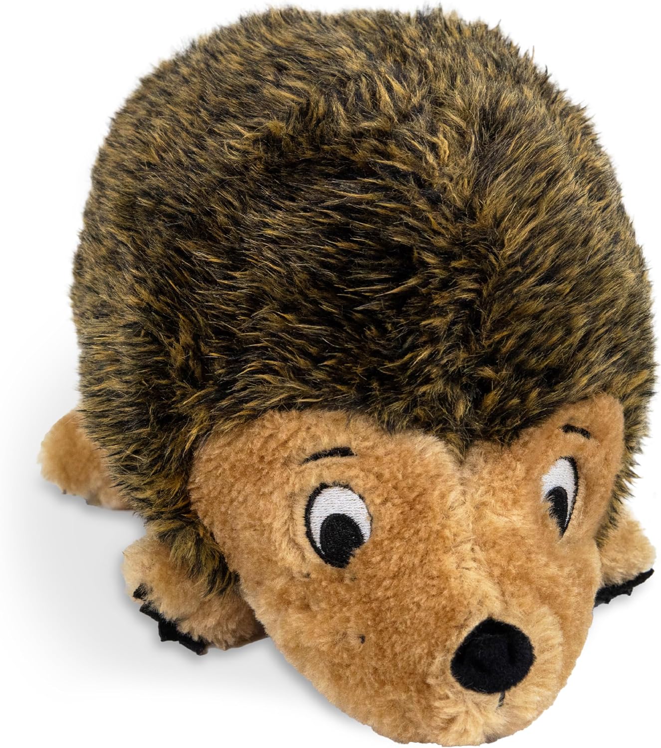 Outward Hound Hedgehogz Plush Dog Toy, Squeaks, Small, 6" x 4.5"