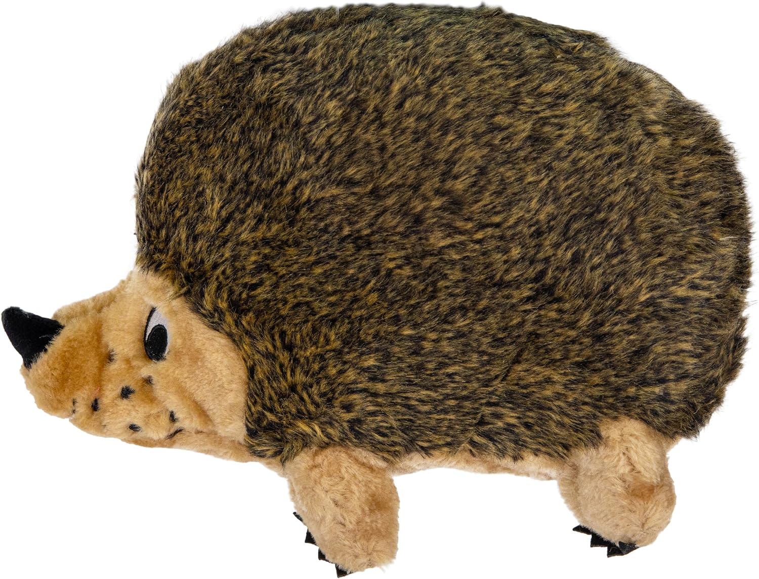 Outward Hound Hedgehogz Plush Dog Toy, Squeaks, Small, 6" x 4.5"