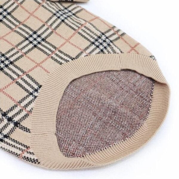 Barkberry Vintage Plaid Designer Dog Sweater
