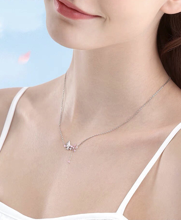 saro mm sakura necklace