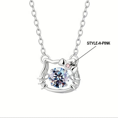 saro hk crystal necklace