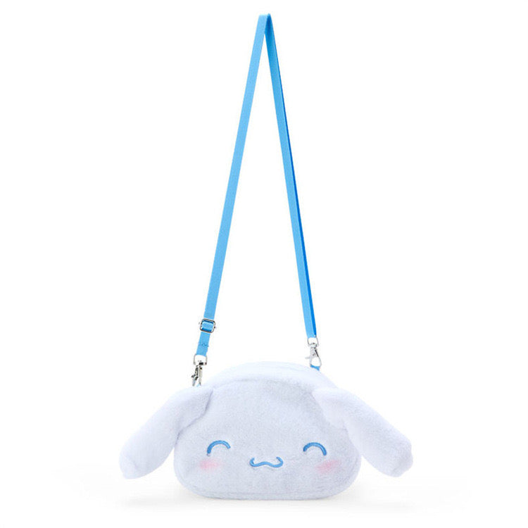 saro smile corssbody plush purse