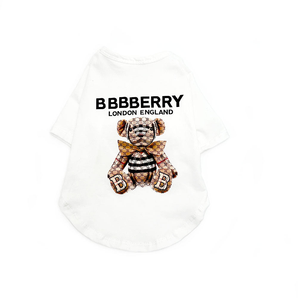 Summer Thin Pet Dog Clothes Thin Short Sleeve T-Shirt Bear Small Dog Teddy Schnauzer Corgi Clothing