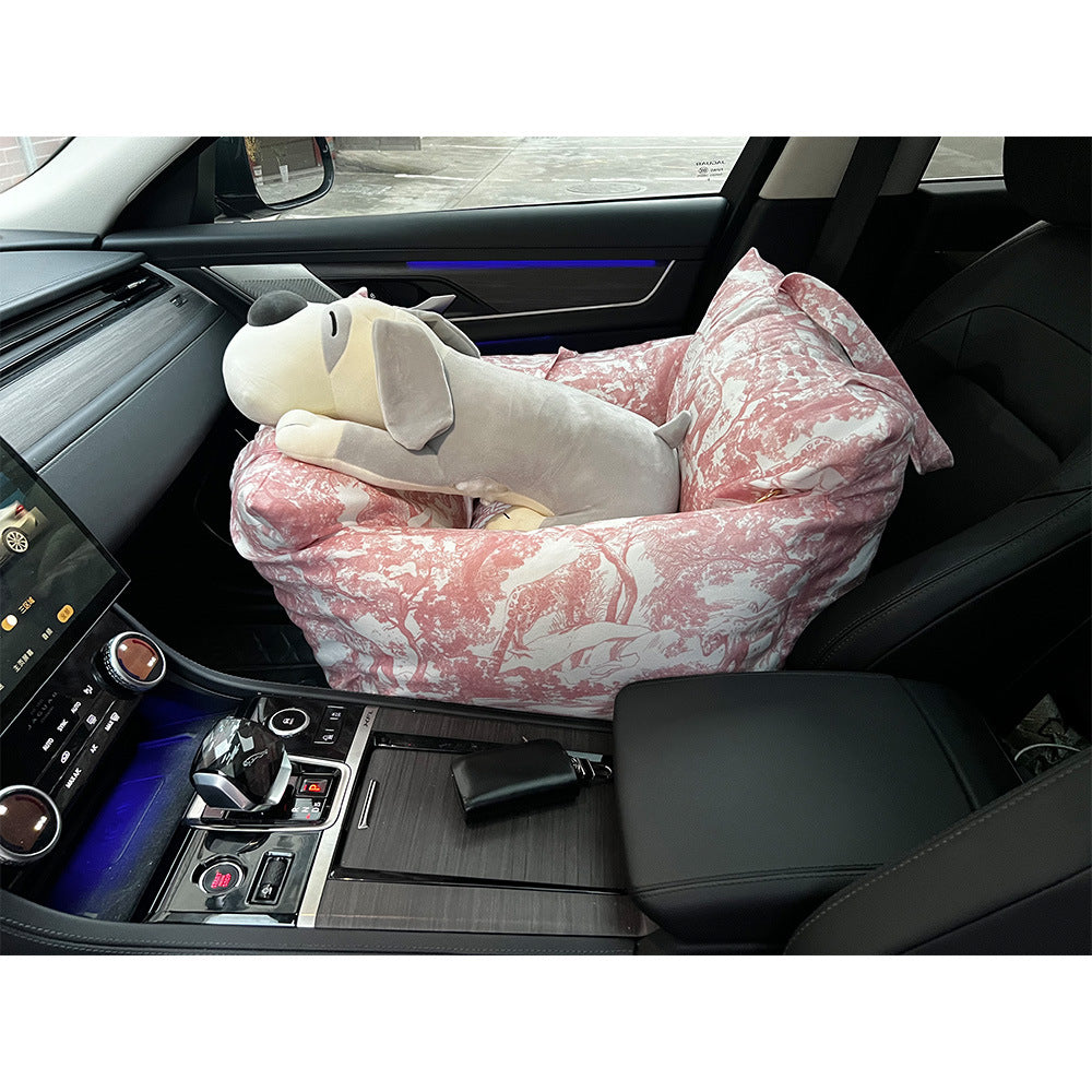 Trendy brand autumn and winter car kennel removable and washable dog kennel Teddy Schnauzer Chihuahua portable pet kennel mat