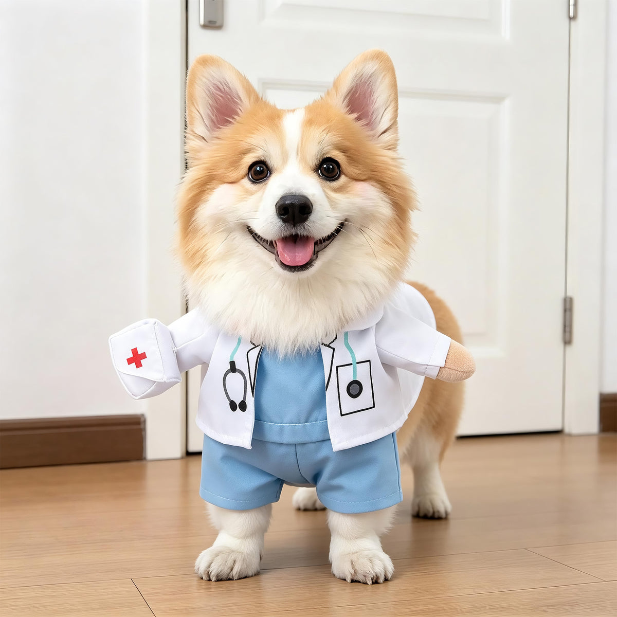 Funny Halloween Pet Costume – Cozy Character Dress-Up Outfit for Dogs & Cats