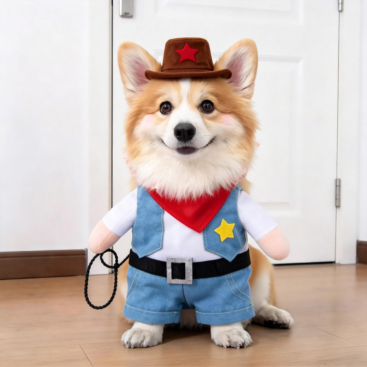 Funny Halloween Pet Costume – Cozy Character Dress-Up Outfit for Dogs & Cats