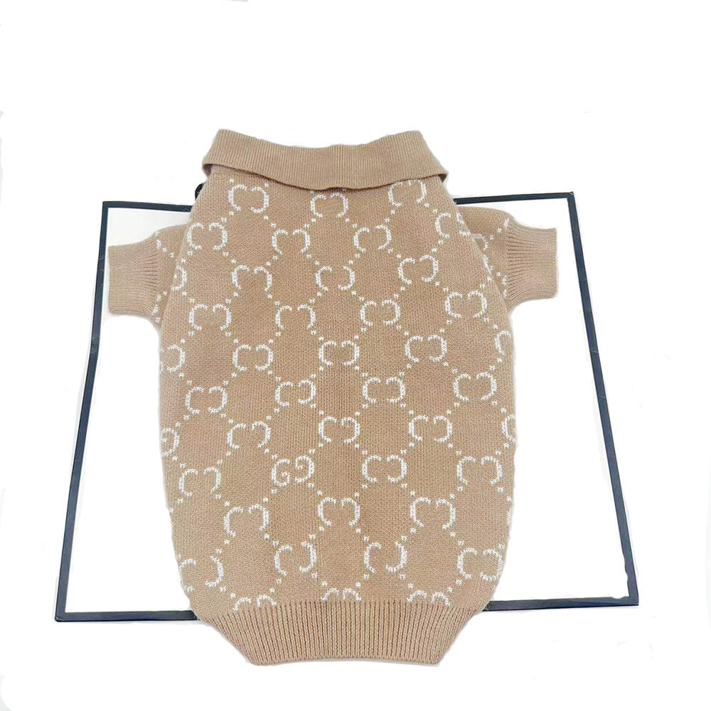 Dog clothes, autumn and winter clothes, new sweaters, small and medium-sized dogs, Teddy Schnauzer, Pomeranian, Corgi, Poodle cat pet clothes