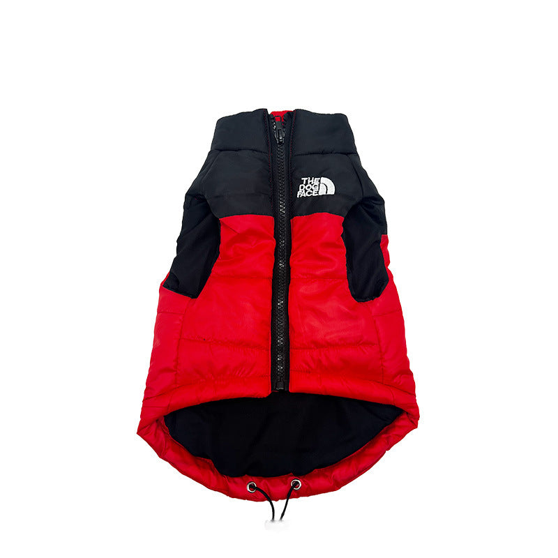 Autumn and winter pet dog clothes Teddy Schnauzer dog small dog thickened warm dog coat vest vest clothing