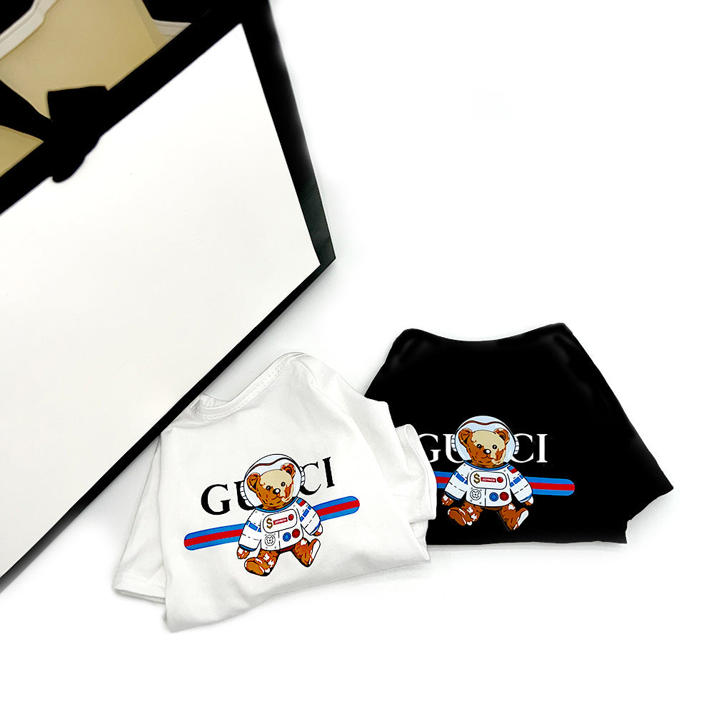 New G family trendy brand dog clothes short-sleeved summer cross-border small and medium-sized dog Schnauzer French Dou Bago thin T-shirt clothing