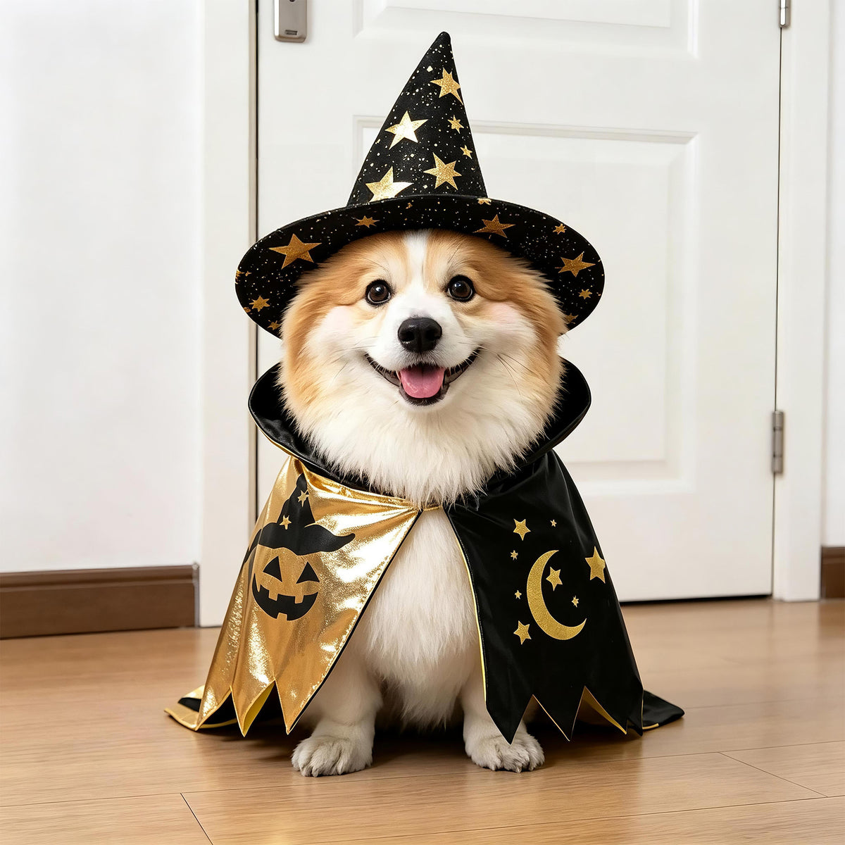 Funny Halloween Pet Costume – Cozy Character Dress-Up Outfit for Dogs & Cats