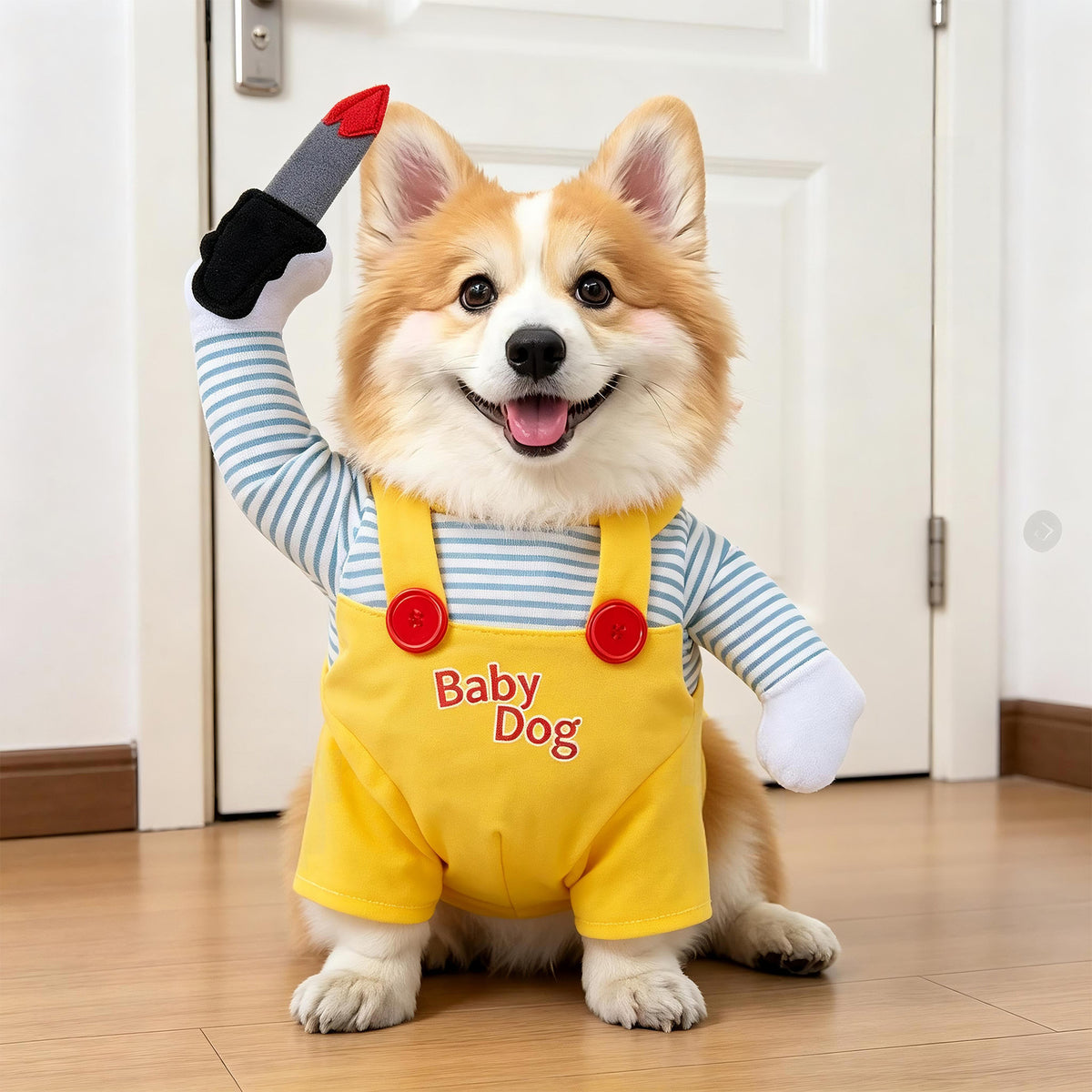 Funny Halloween Pet Costume – Cozy Character Dress-Up Outfit for Dogs & Cats