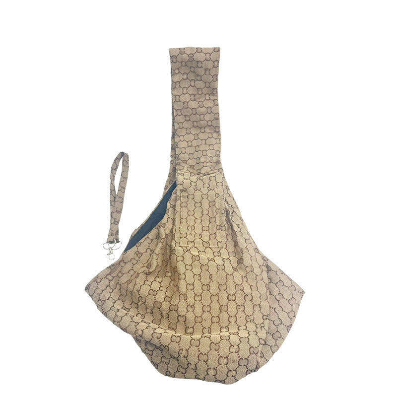 Dog backpack, trendy pet carrying bag, cat pet bag, reversible small dog shoulder bag when going out