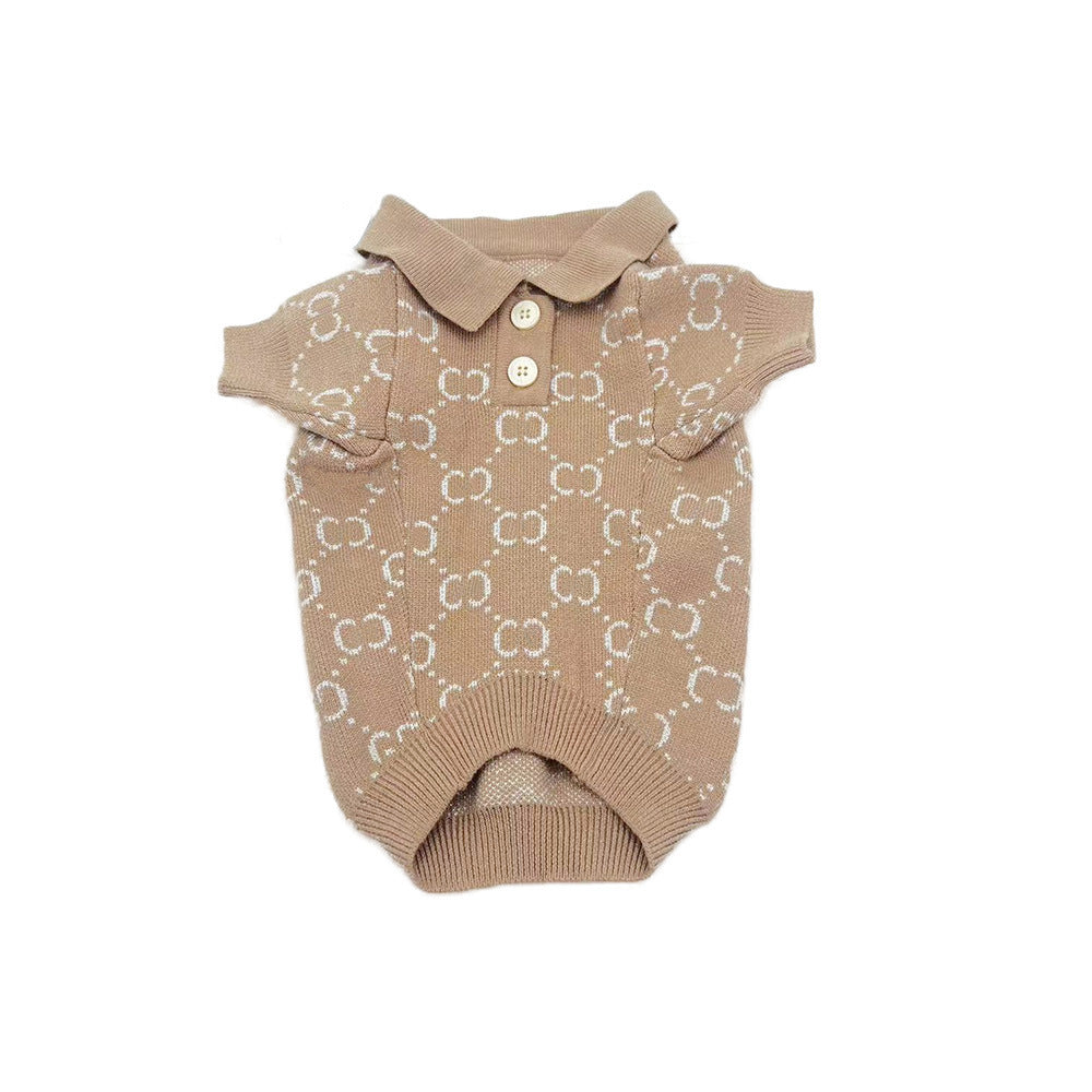 Dog clothes, autumn and winter clothes, new sweaters, small and medium-sized dogs, Teddy Schnauzer, Pomeranian, Corgi, Poodle cat pet clothes