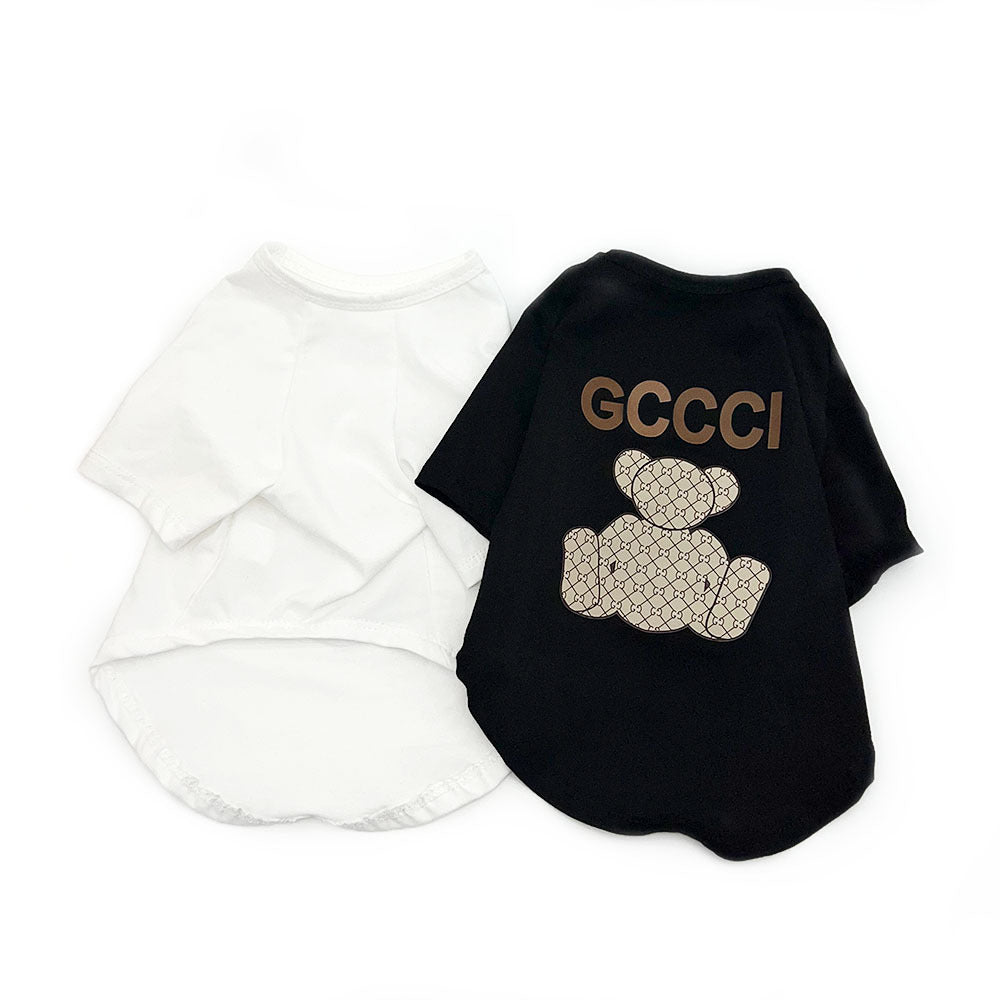 Pet clothes, cross-border thin dog clothes, summer dog clothes, corgi T-shirts, Bichon frize, small and medium-sized dogs, trendy brand dog clothes