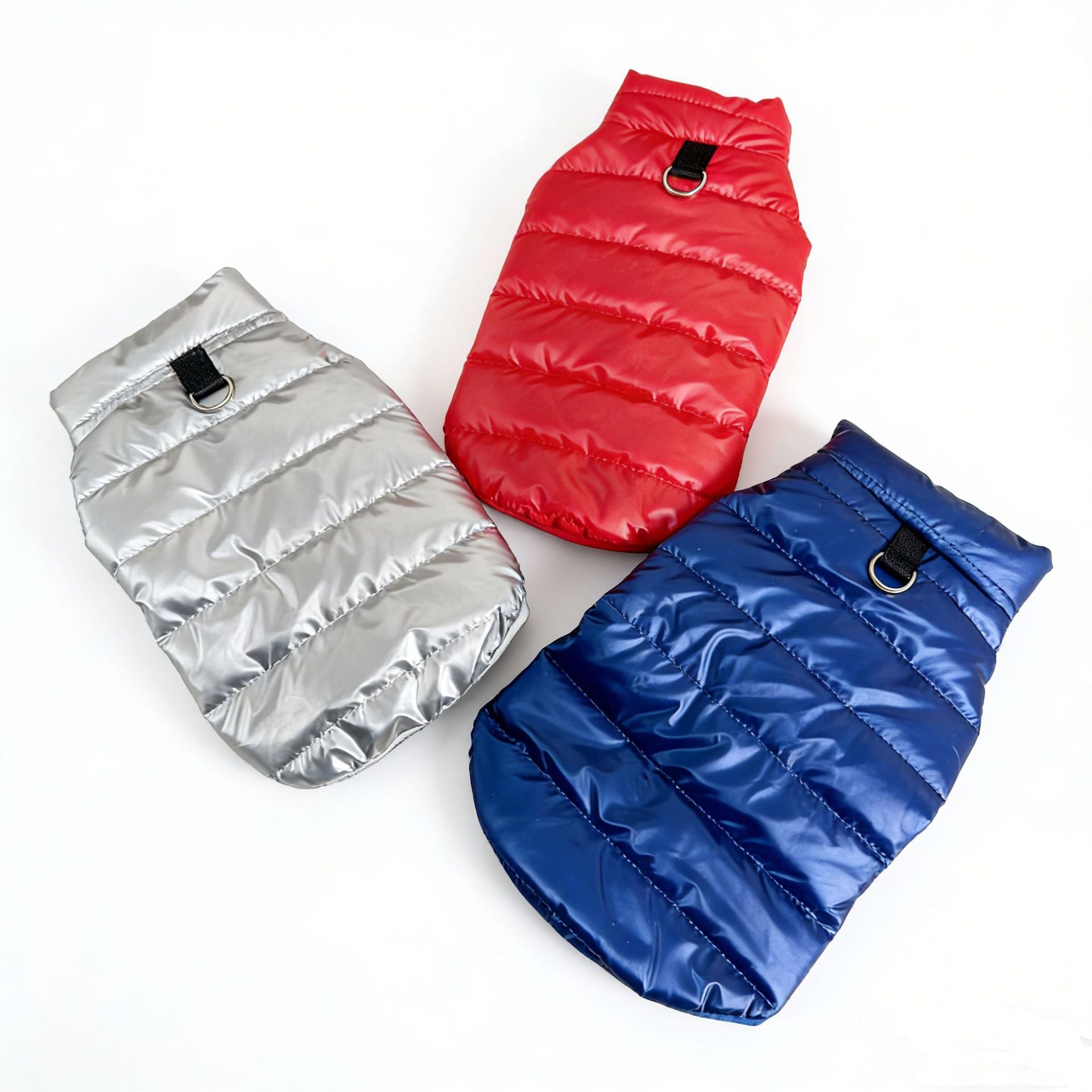 Winter pet dog cotton coat, warm dog clothes, winter clothing, small dog glossy pet cotton jacket, new cotton coat, winter