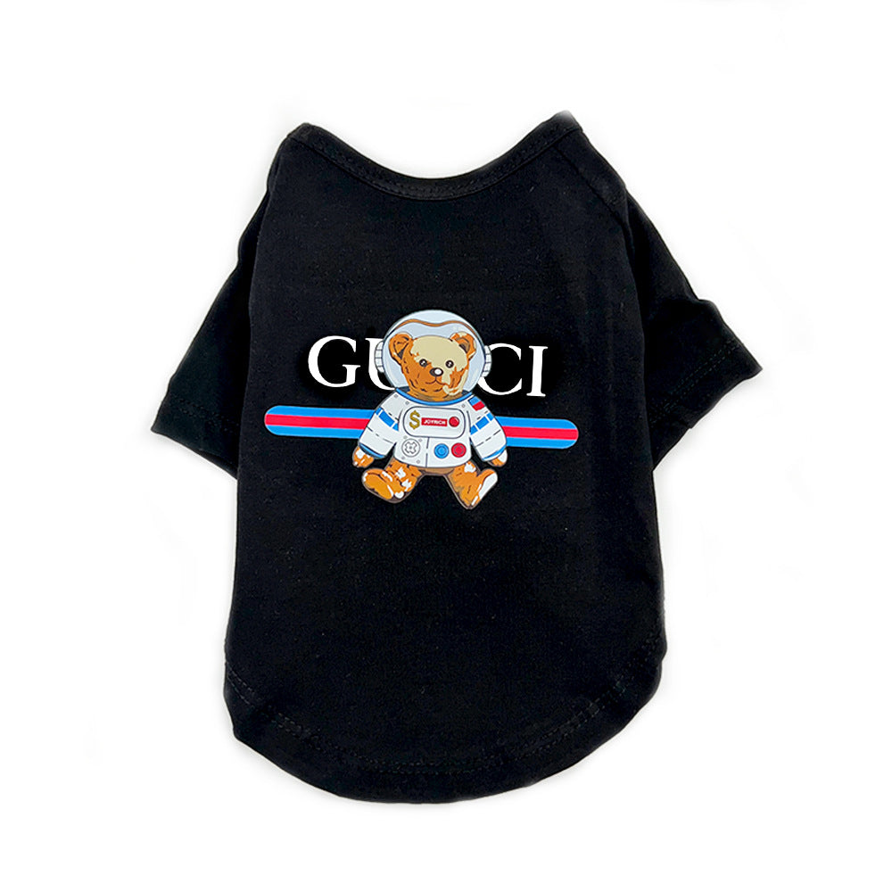 New G family trendy brand dog clothes short-sleeved summer cross-border small and medium-sized dog Schnauzer French Dou Bago thin T-shirt clothing