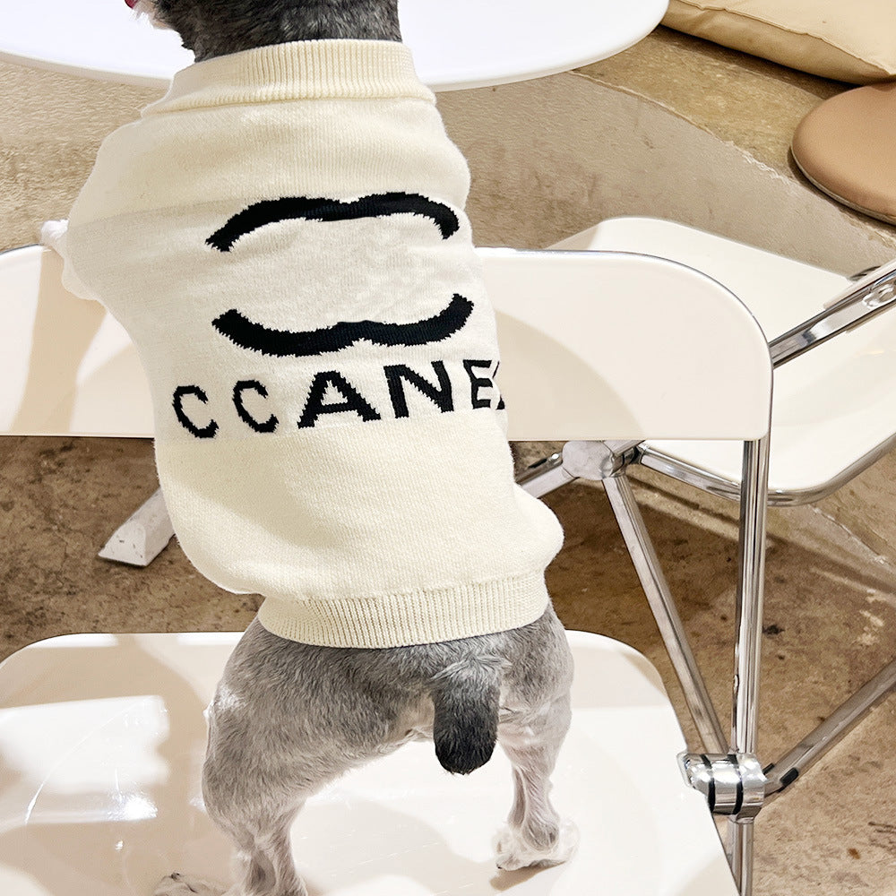 Cross-border supply factory direct sales pet sweaters dog clothes dog CC sweaters pet clothing pet clothes cat sweaters