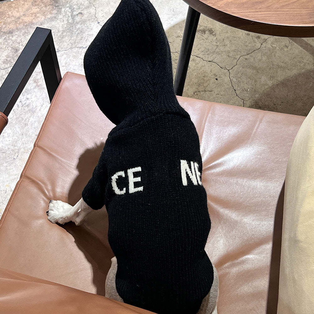 Dog Clothes Autumn Winter Pet Knitted Sweatshirt Shenary Teddy Fight Jacket Teddy Corgi Cat Pet Clothes