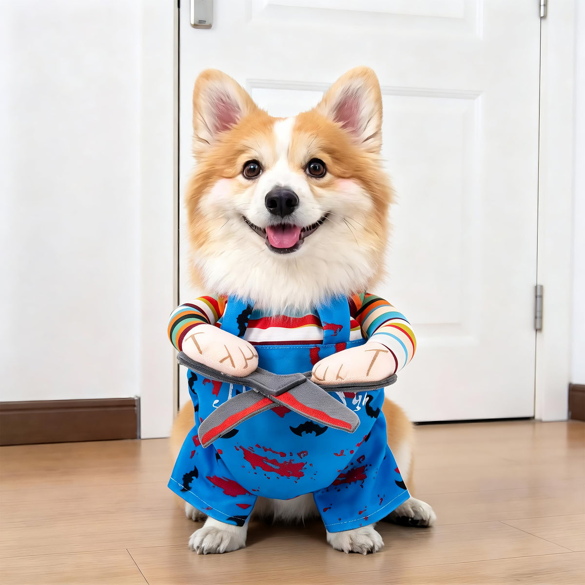 Funny Halloween Pet Costume – Cozy Character Dress-Up Outfit for Dogs & Cats
