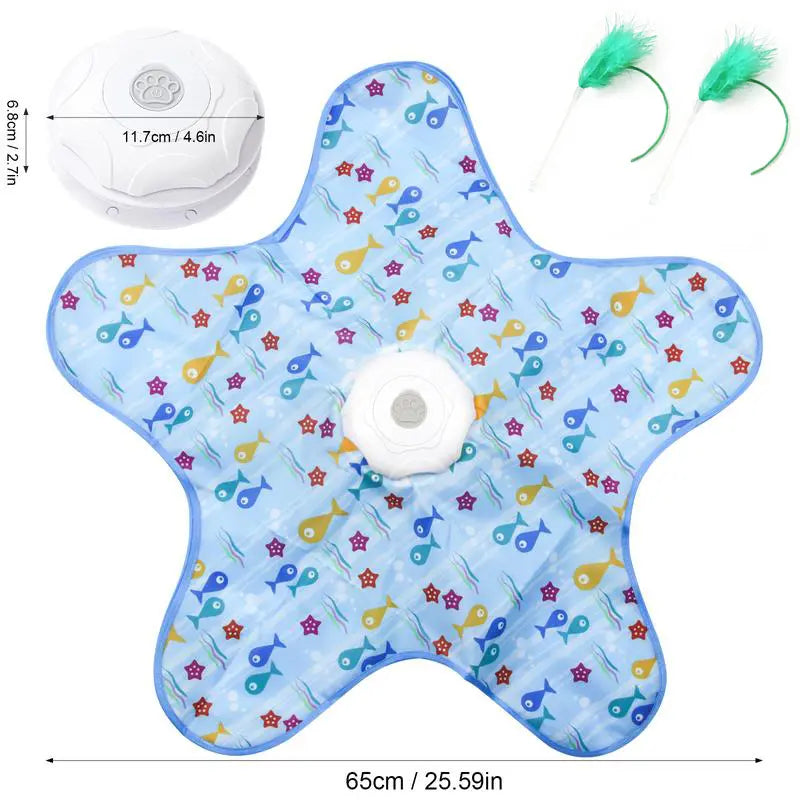 Hide and Seek Cat Toys – Rechargeable Interactive Feathers